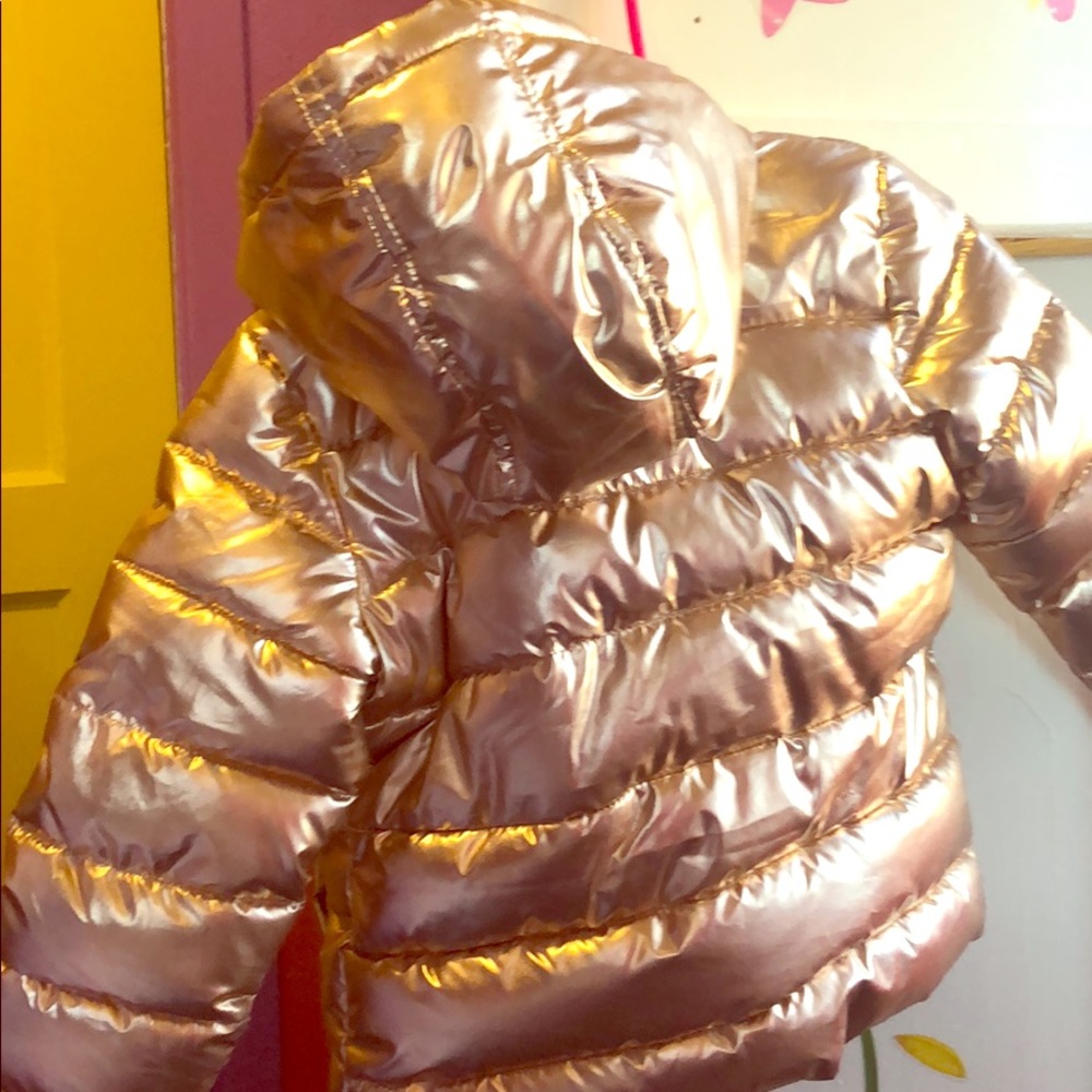 Gold Puffer Jacket